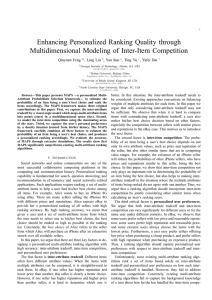 Enhancing Personalized Ranking Quality through Multidimensional Modeling of Inter-Item Competition Qinyuan Feng