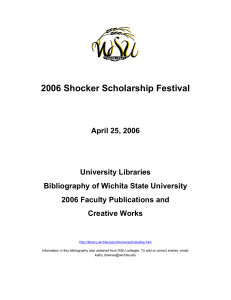 2006 Shocker Scholarship Festival