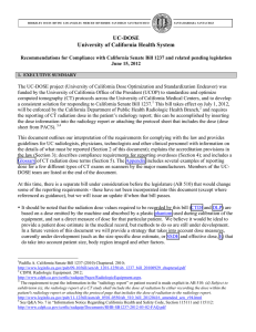 UC-DOSE University of California Health System