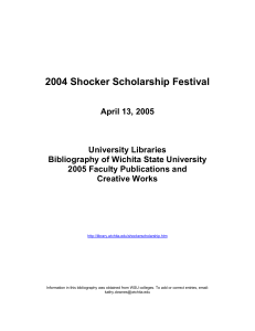 2004 Shocker Scholarship Festival