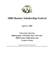 2008 Shocker Scholarship Festival
