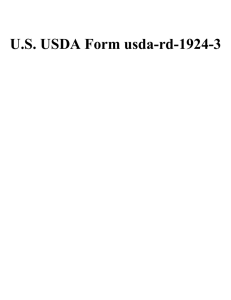 U.S. USDA Form usda-rd-1924-3