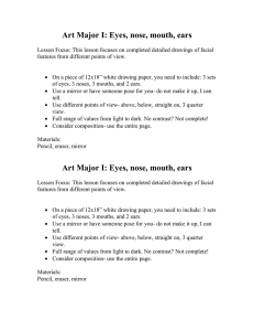 Art Major I: Eyes, nose, mouth, ears