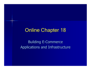 Online Chapter 18 Building E - Commerce