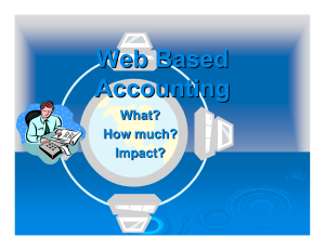 Web Based Accounting What? How much?