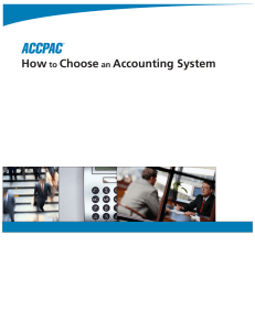 How Choose Accounting System to