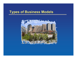 Types of Business Models