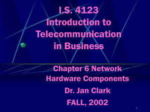 I.S. 4123 Introduction to Telecommunication in Business