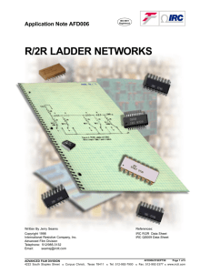 R/2R LADDER NETWORKS Application Note AFD006