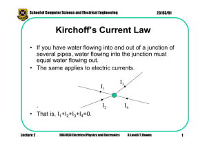 Kirchoff’s Current Law