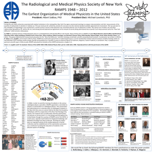 The Radiological and Medical Physics Society of New York