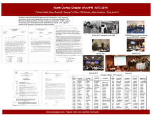 North Central Chapter of AAPM (1973-2014)