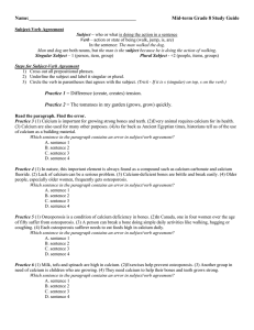 Name:___________________________________________  Mid-term Grade 8 Study Guide