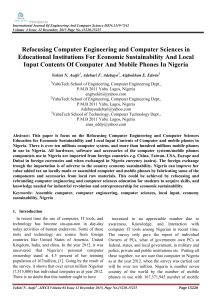 www.ijecs.in International Journal Of Engineering And Computer Science ISSN:2319-7242