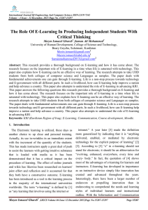 www.ijecs.in  International Journal Of Engineering And Computer Science ISSN:2319-7242