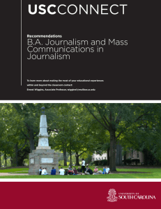 USC B.A. Journalism and Mass Communications in Journalism