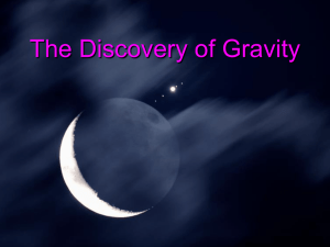 The Discovery of Gravity