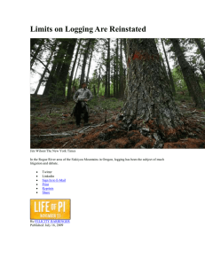 Limits on Logging Are Reinstated