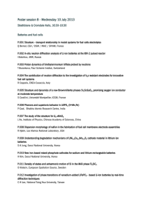 Poster session B - Wednesday 10 July 2013