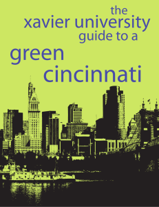 cincinnati green xavier university guide to a