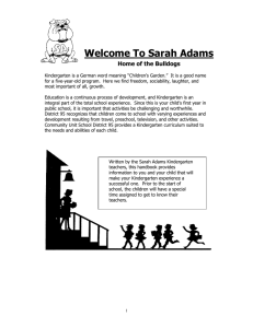 Welcome To Sarah Adams Home of the Bulldogs