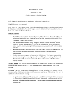 Sarah Adams PTO Minutes September 14, 2015 (Pending approval at October Meeting)