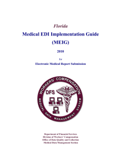 Medical EDI Implementation Guide (MEIG)  Florida