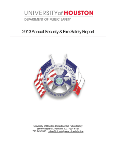 2013 Annual Security &amp; Fire Safety Report