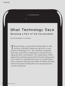 T What Technology Says