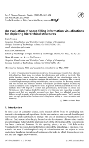 An evaluation of space-filling information visualizations for depicting hierarchical structures