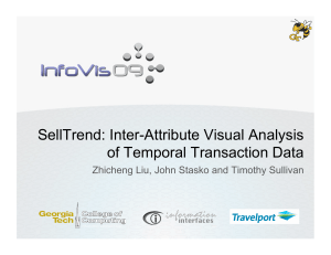 SellTrend: Inter-Attribute Visual Analysis of Temporal Transaction Data