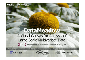 DataMeadow A Visual Canvas for Analysis of Large-Scale Multivariate Data