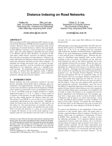 Distance Indexing on Road Networks Haibo Hu Dik Lun Lee