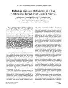 Detecting Transient Bottlenecks in n-Tier Applications through Fine-Grained Analysis