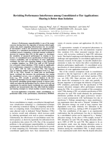 Revisiting Performance Interference among Consolidated n-Tier Applications: