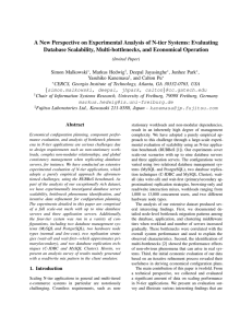 A New Perspective on Experimental Analysis of N-tier Systems: Evaluating