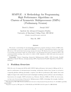 : A Methodology for Programming High Performance Algorithms on