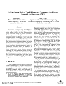 An Experimental Study of Parallel Biconnected Components Algorithms on