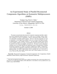 An Experimental Study of Parallel Biconnected Components Algorithms on Symmetric Multiprocessors (SMPs)