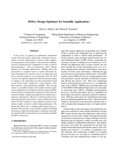DOSA: Design Optimizer for Scientific Applications