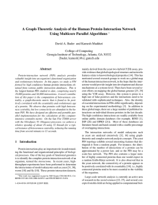 A Graph-Theoretic Analysis of the Human Protein-Interaction Network