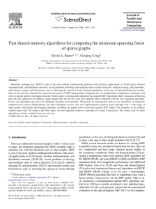 Fast shared-memory algorithms for computing the minimum spanning forest