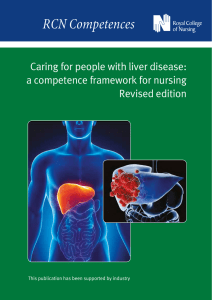 RCN Competences Caring for people with liver disease: Revised edition