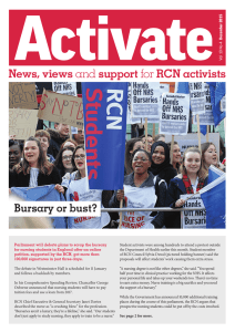 Activate News, views Bursary or bust?