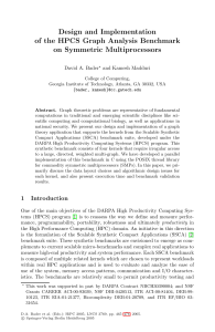 Design and Implementation of the HPCS Graph Analysis Benchmark on Symmetric Multiprocessors