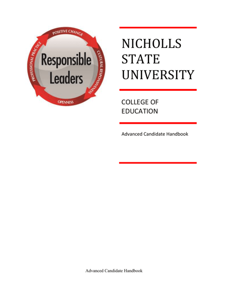 NICHOLLS STATE UNIVERSITY COLLEGE OF