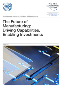 The Future of Manufacturing: Driving Capabilities, Enabling Investments