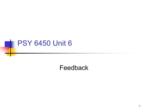 PSY 6450 Unit 6 Feedback 1