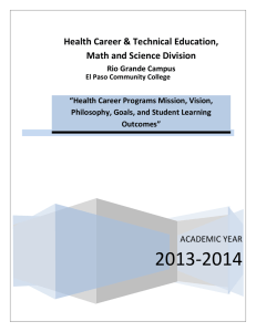 Health Career &amp; Technical Education, Math and Science Division