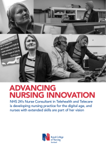 ADVANCING NURSING  INNOVATION